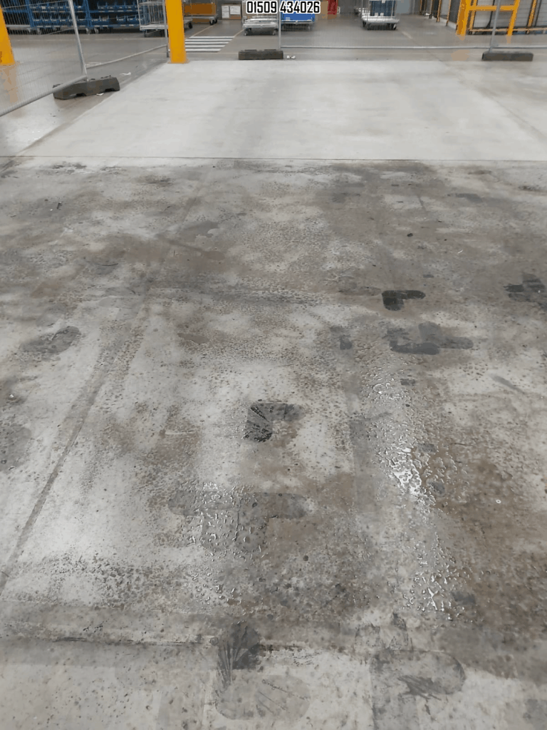 Concrete cleaning and sealing in Shepshed & Loughborough 01509 434026